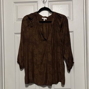 Crown and Ivy ladies pullover blouse size extra large